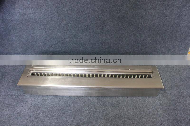 China Manufactured Stainless Steel Ethanol Fireplace with sheet metal fire box