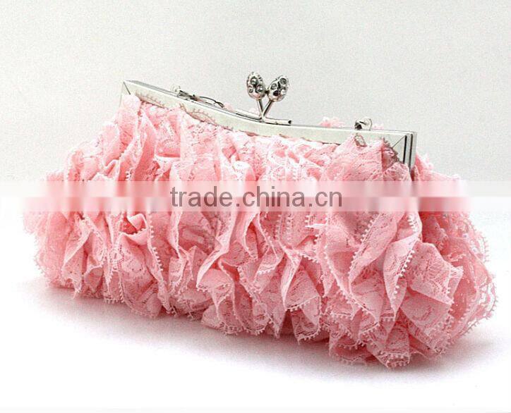 Elegant Fashion party bag lace evening bags lady handbags