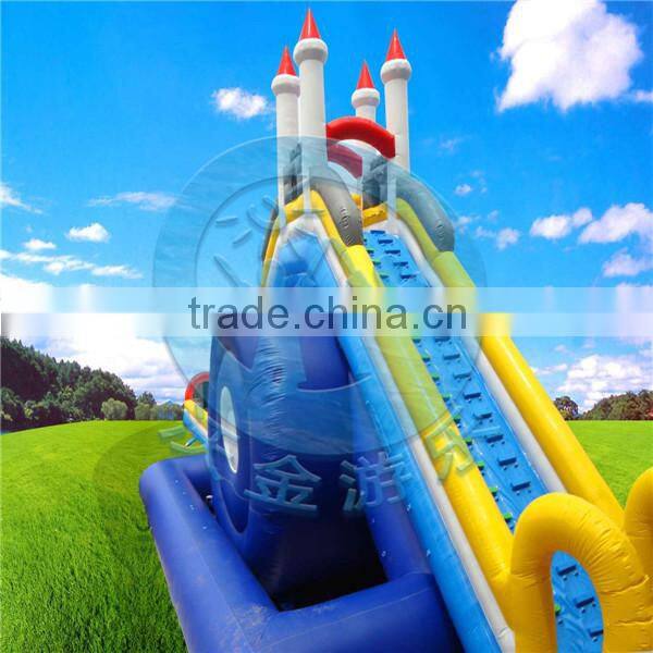 Giant size inflatable slip and slide for adult/giant inflatable water slide
