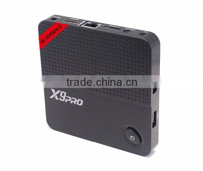 X9 Pro Android 6.0 Marshmallow TV Box 4K*2K USB 2.0 Embedded two Host Optional 2GB + 8GB