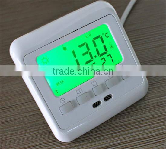 New Digital Thermostat Weekly Programmable 16A Floor Heating Thermostat Room Temperature Controller Thermometer
