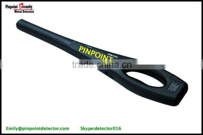 Pinpoint Security Detector Hand Held Metal Detector Super Wand