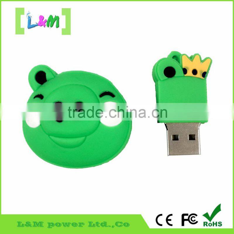 Customized Cute PVC/Rubber USB Flash Drive