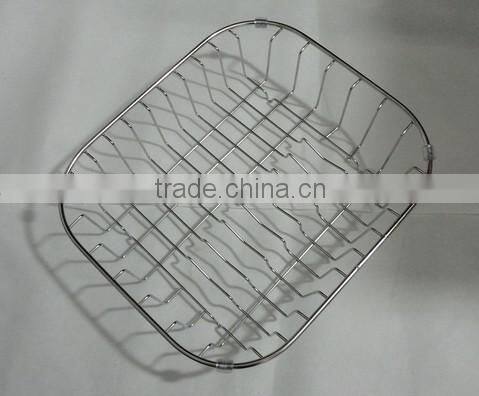 Stainless steel wholesale wicker baskets kitchen cabinet