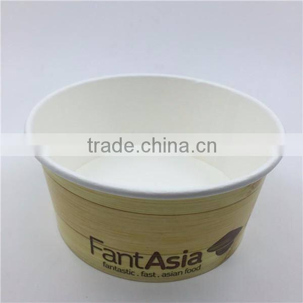 22oz disposable salad paper bowl/paper cup