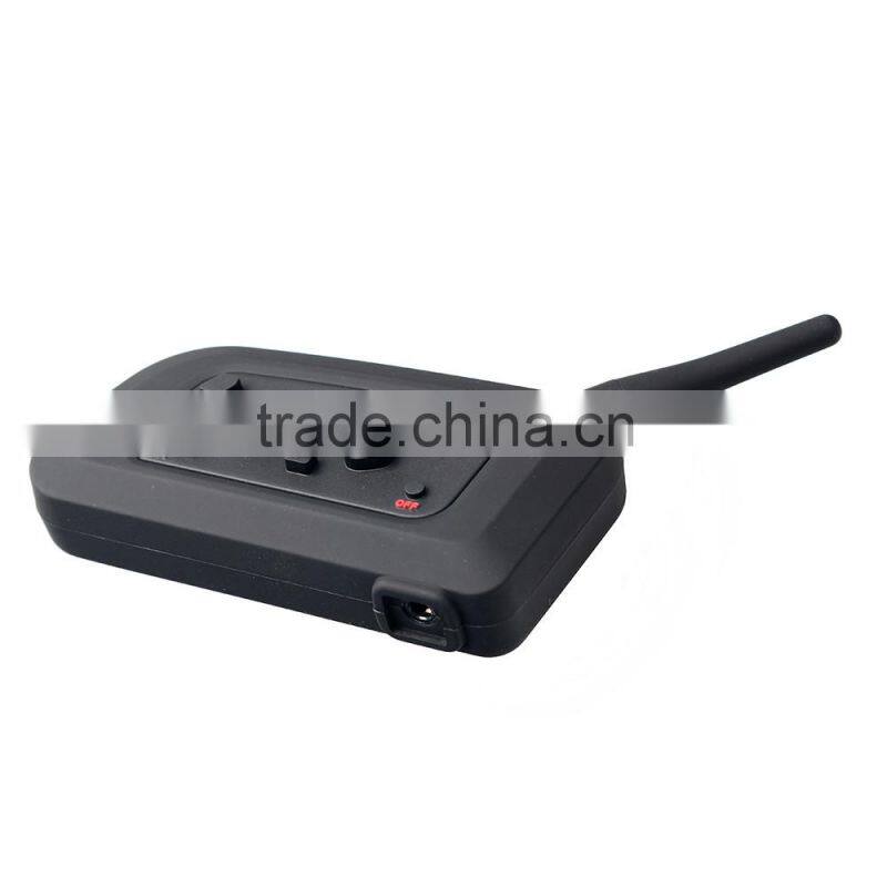 2016 updated soft Earphone! 2 pcs V4 Motorcycle Helmet Bluetooth Intercom Headset with FM for 4 Riders 1200m Wireless Interphone