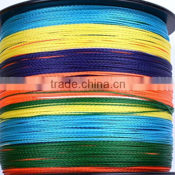 Fresh design wholesale multi optional braided wire multi filament fishing line