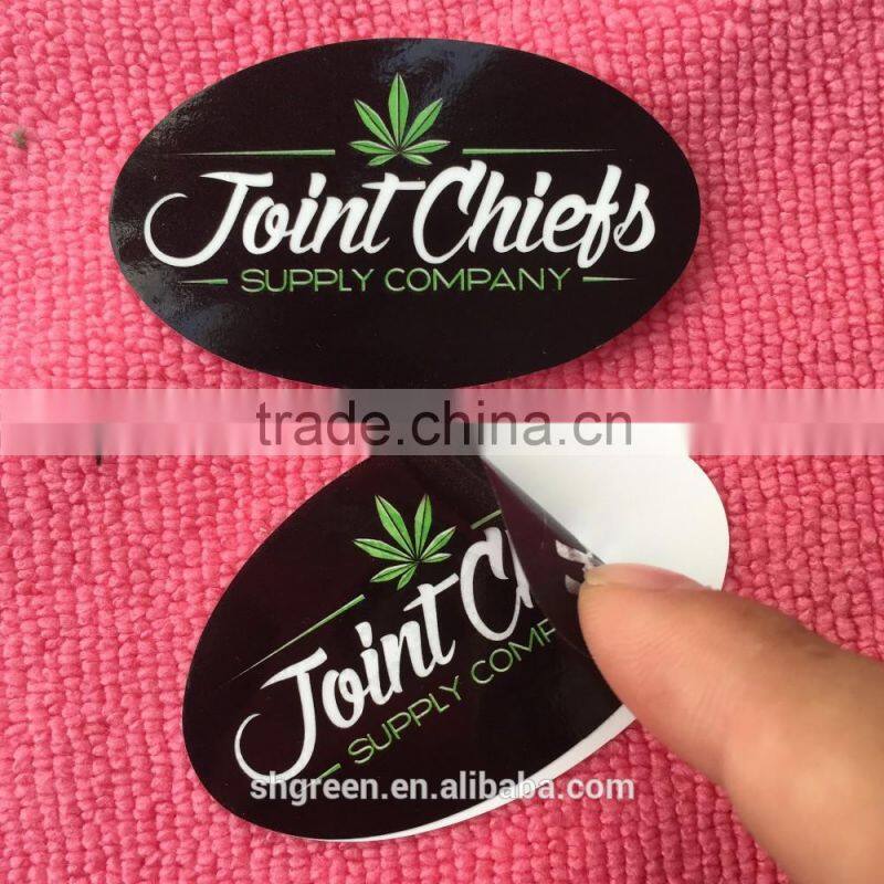 Innoxious PP/PE plastic sticker for gift