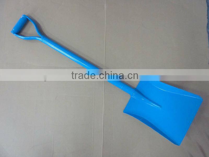 best quality different colour of steel handle shovel spades S501
