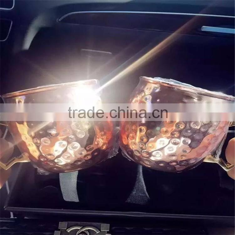 Handmade of 100% Pure Copper 2OZ 18OZ Full Copper Moscow Mule Mug shot glass cup