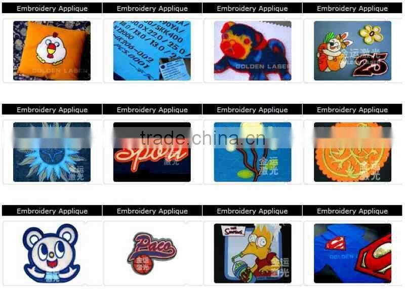Laser Cutting Machine Embroidery Industry/Co2 Laser Cutter Fabrics