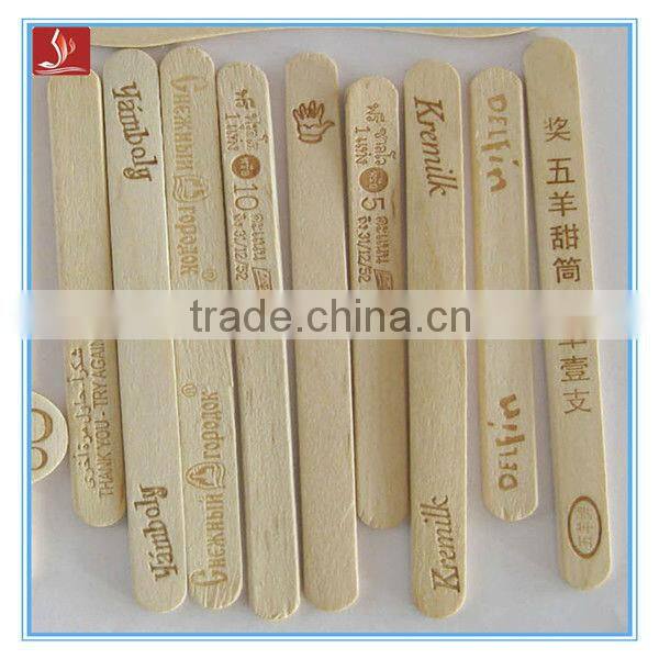 natural Wooden healthful Ice spoon