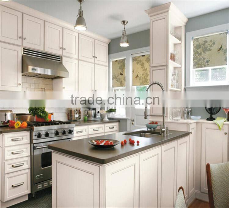 Flat style kitchen cabinets made in china, new arrival model