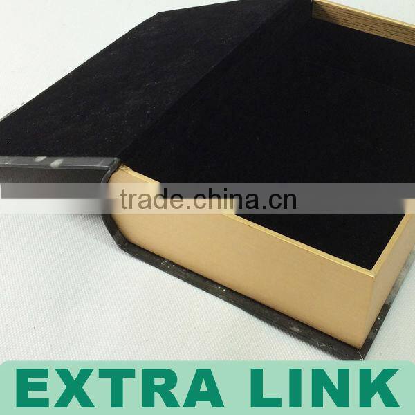 New Design Handmade Recycle Customized book shape favor boxes