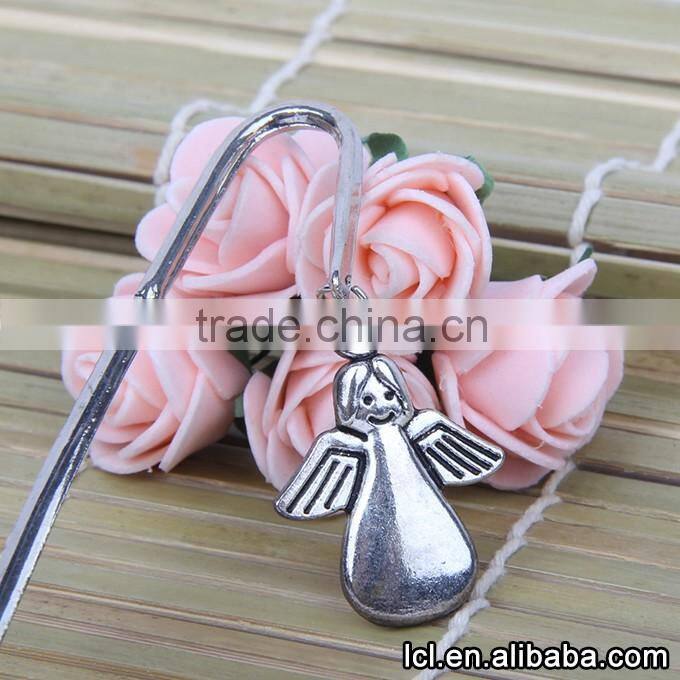 Cross pendant custom metal bookmarks wholesale, low price metal bookmarks for books