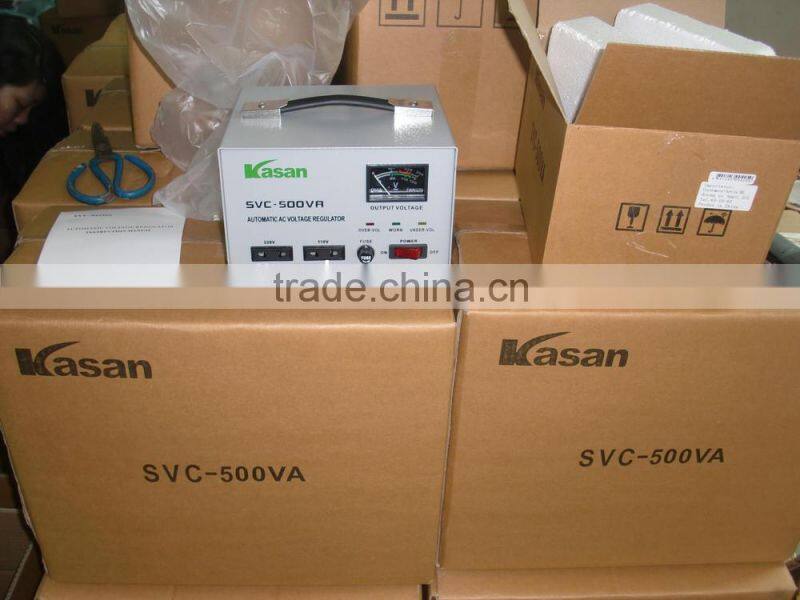 SVC-500VA Single Phase Fully Automatic AC Voltage Regulator