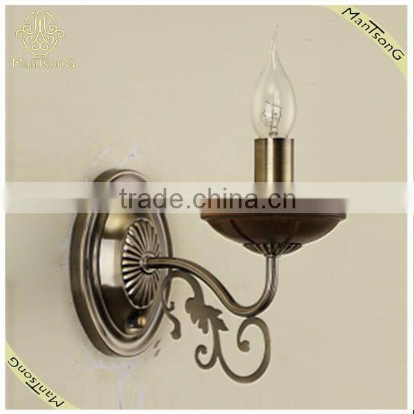 Hot Sale Simple Single Candle Sconce Light Iron Base, Cheap Wall Light