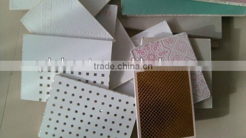 Absorption gypsum ceiling tiles