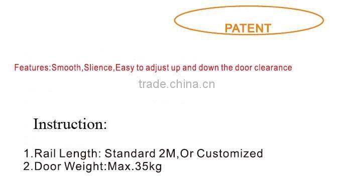 patent product wardrobe sliding door mechanism for max door weight 35kg