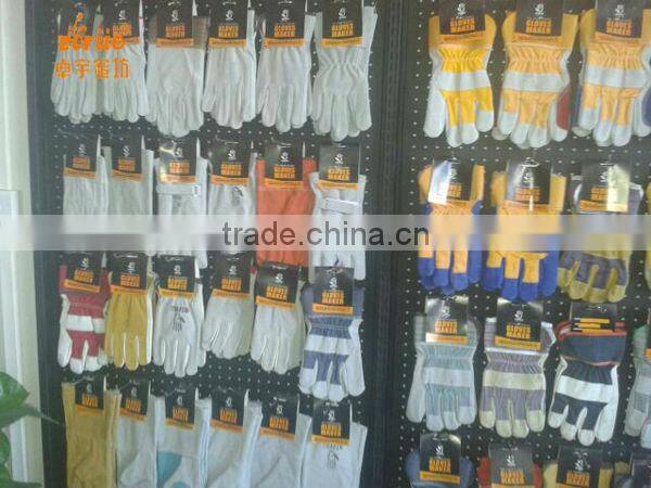 sheepskin palm and cottom sleeve beekeeping glove