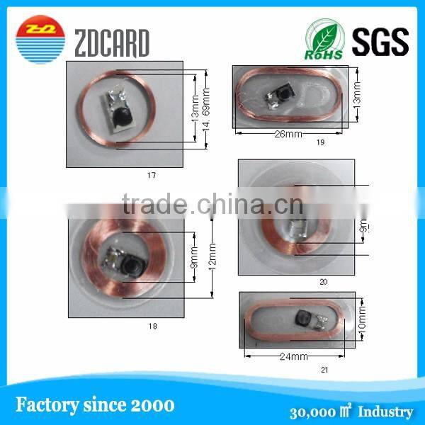 Customized 125khz transponer rfid antenna coil