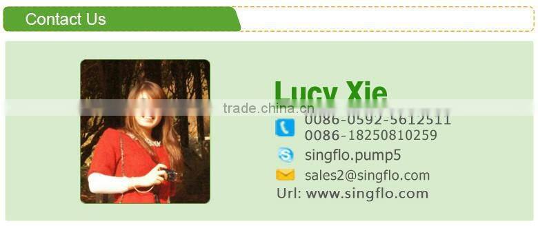 Singflo 12V 30LPM wholesale price small high flow water flexible impeller pump for marine wash deck