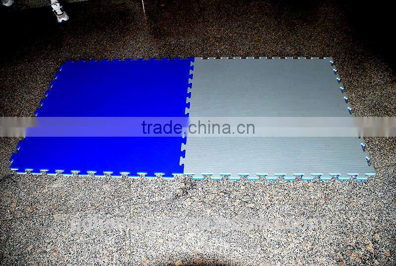 Interlocking pvc garage floor tile and mat