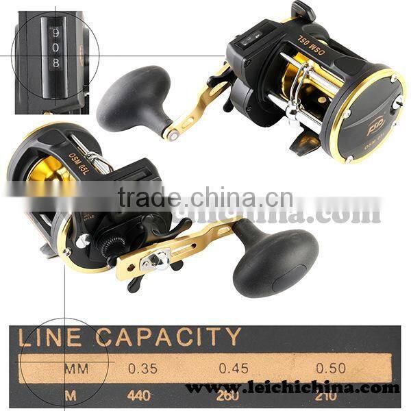 2+1 Ball bearing star drag sea fishing trolling reel