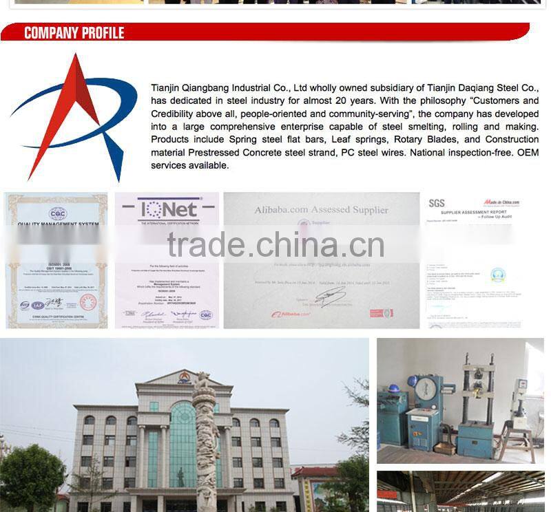 ASTM5160 round edge or square edge flat bar