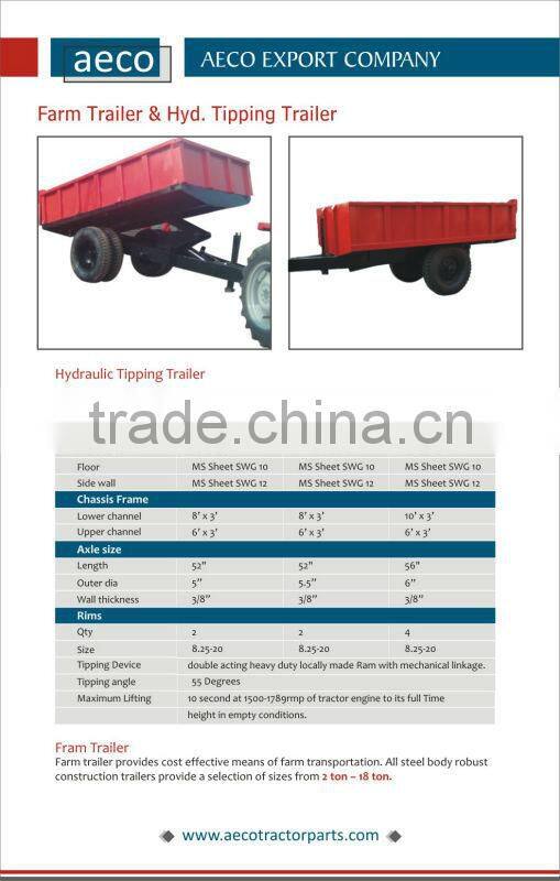 Tractor Hyd. Tipping Trailer