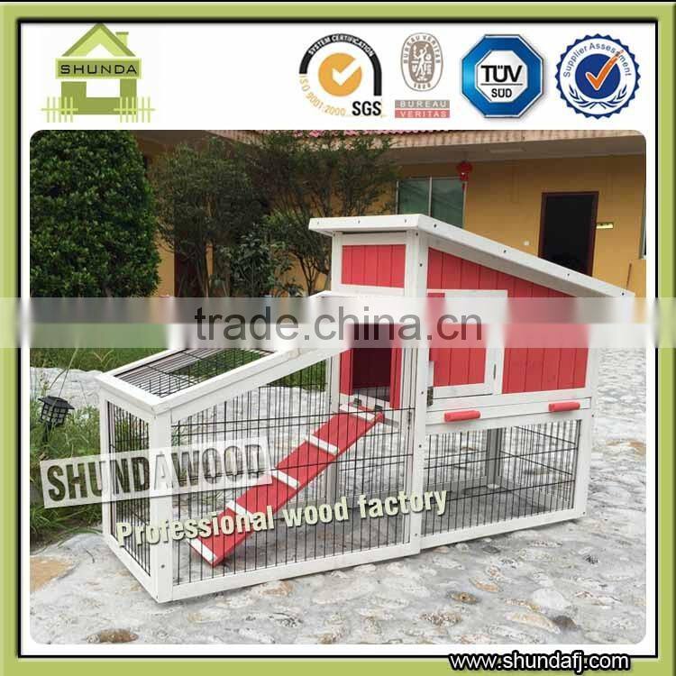 SDR022 wholesale Wooden rabbit hutch factory