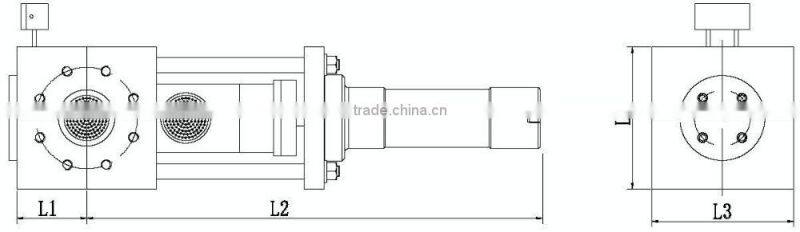 Fully integrated continuous screen changer extruder filter