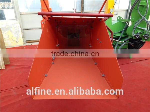CE approved tractor PTO driven wood chipper with hydraulic feeding