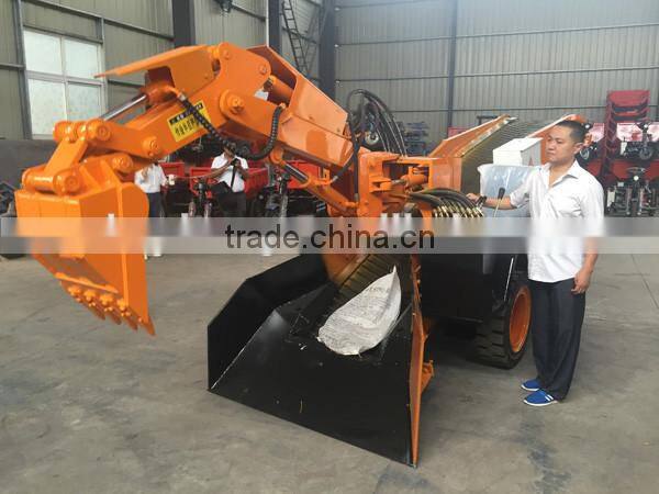 mini tunnel muck wheel loader coal mine excavator price
