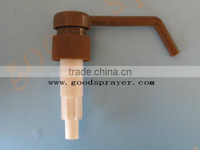 Plastic mist sprayer pump with long nozzle 28/410