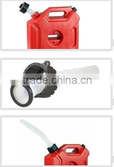 Plastic 5 liter jerry can petrol bottle fuel tank