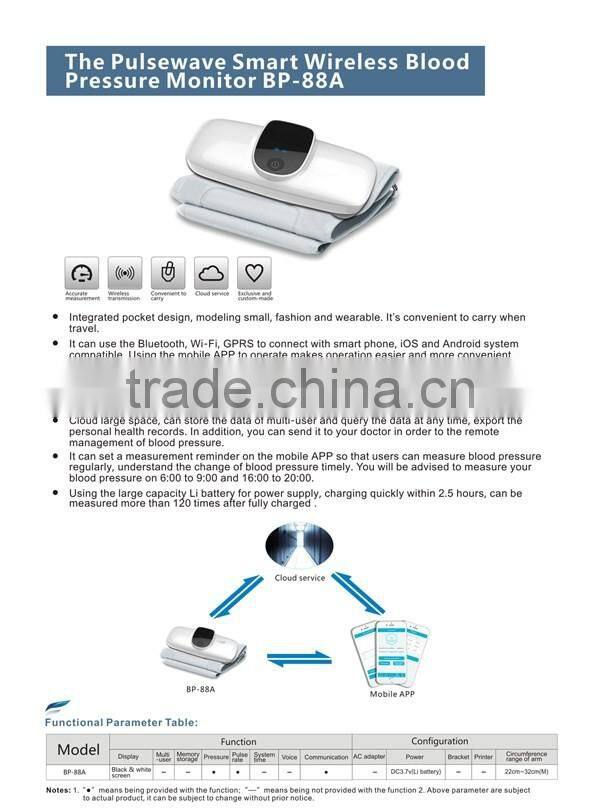 Automtic Free Digital Bluetooth Blood Pressure Monitor