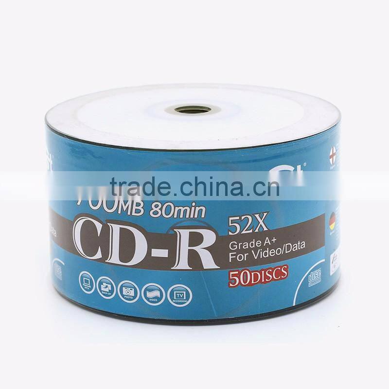 Popular music 700MB 1-52X CD R for Burn Content