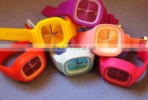 SS.com HOT !!! fashion Jelly Silicone Watch