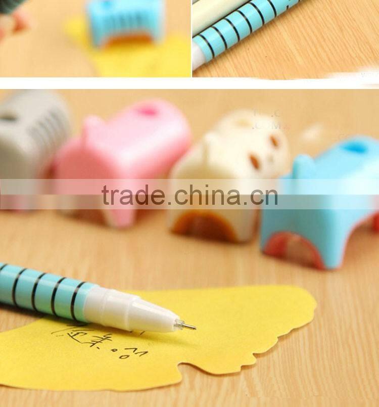 promotional wholesale cheap funny school office stationery mini plastic cartoon donkey roller ball point pen