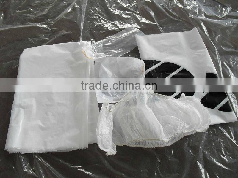 White Plastic Disposable Car Foot floor Mats for car