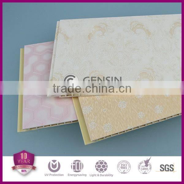 Environmental friendly decorative wood fiber intergrated WPC wall panel