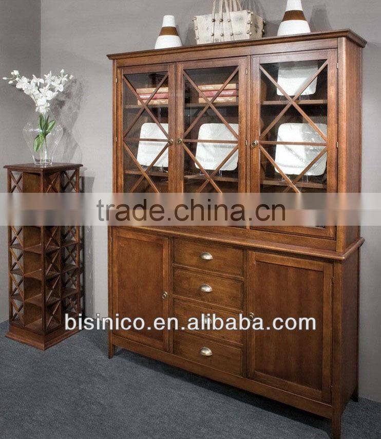 Big size luxury Spanish style wooden dining room sideboard