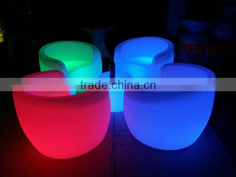 Illuminated rechargeable led bar chair & bar sofa