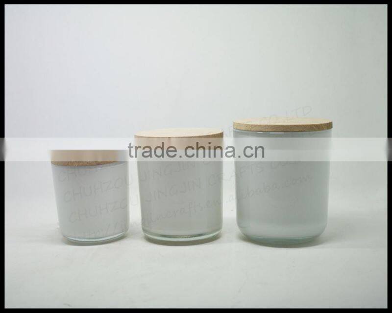 North America super quality best selling factory customized glass candle jar