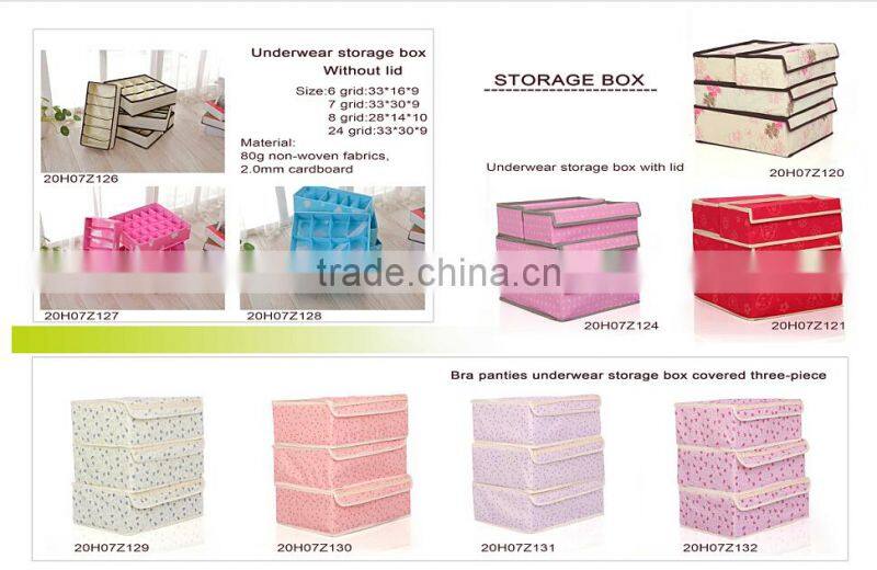 Solid Orange Color 600D Polyester Household Storage Foot