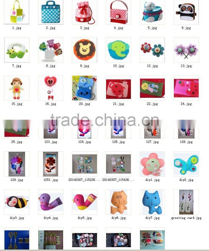 #14090401 fashion eco friendly felt makeup bag/cosmetic bag