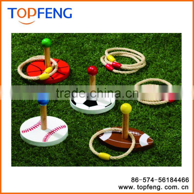 Sport Ring Toss Game Wooden Ring Toss Game