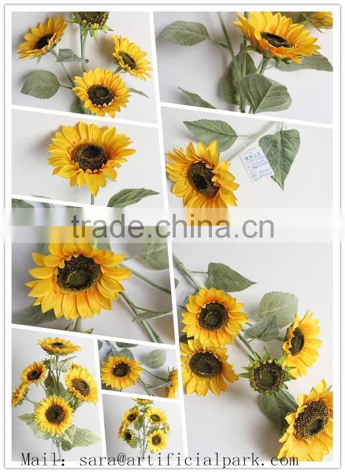 SJ10119476 High end sunflower flower/factory outlet silk flower