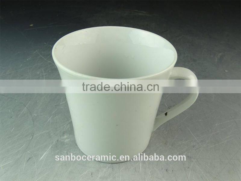 Stock Hot sale Cheap white Ceramic coffee mug creamics tea cup
